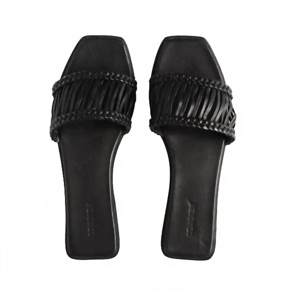 NEW BEMBIEN women's estelle slide sandals in black